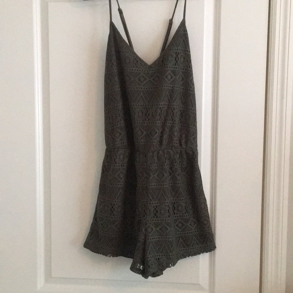 Forever 21 Olive Green Romper